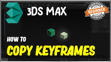 3Ds Max How To Copy Keyframes