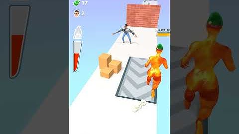 Muscle Rush Gameplay all levels walkthrough.ios.Android|#Shorts