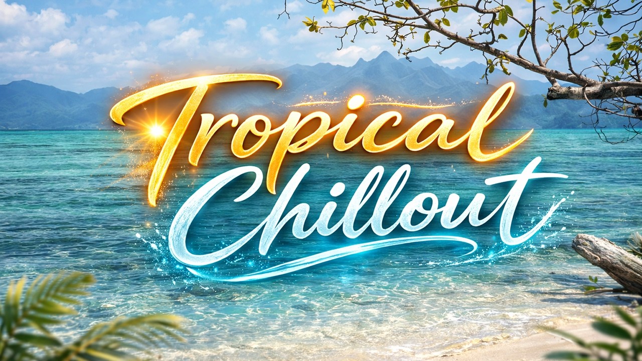 Tropical Chill Vibes 🌴 Focus & Relax Music with Ocean Breeze | Calm Ambient for Work & Good Energy