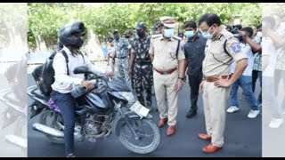 Cyberabad Police Commissioner VC Sajjanar warns stringent action on lockdown violators.