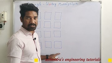 Baugh Wooley multiplier for signed binary numbers 