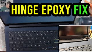 Fixing a Broken Asus Vivobook Hinge Without Replacing the Cover – Epoxy to the Rescue! 