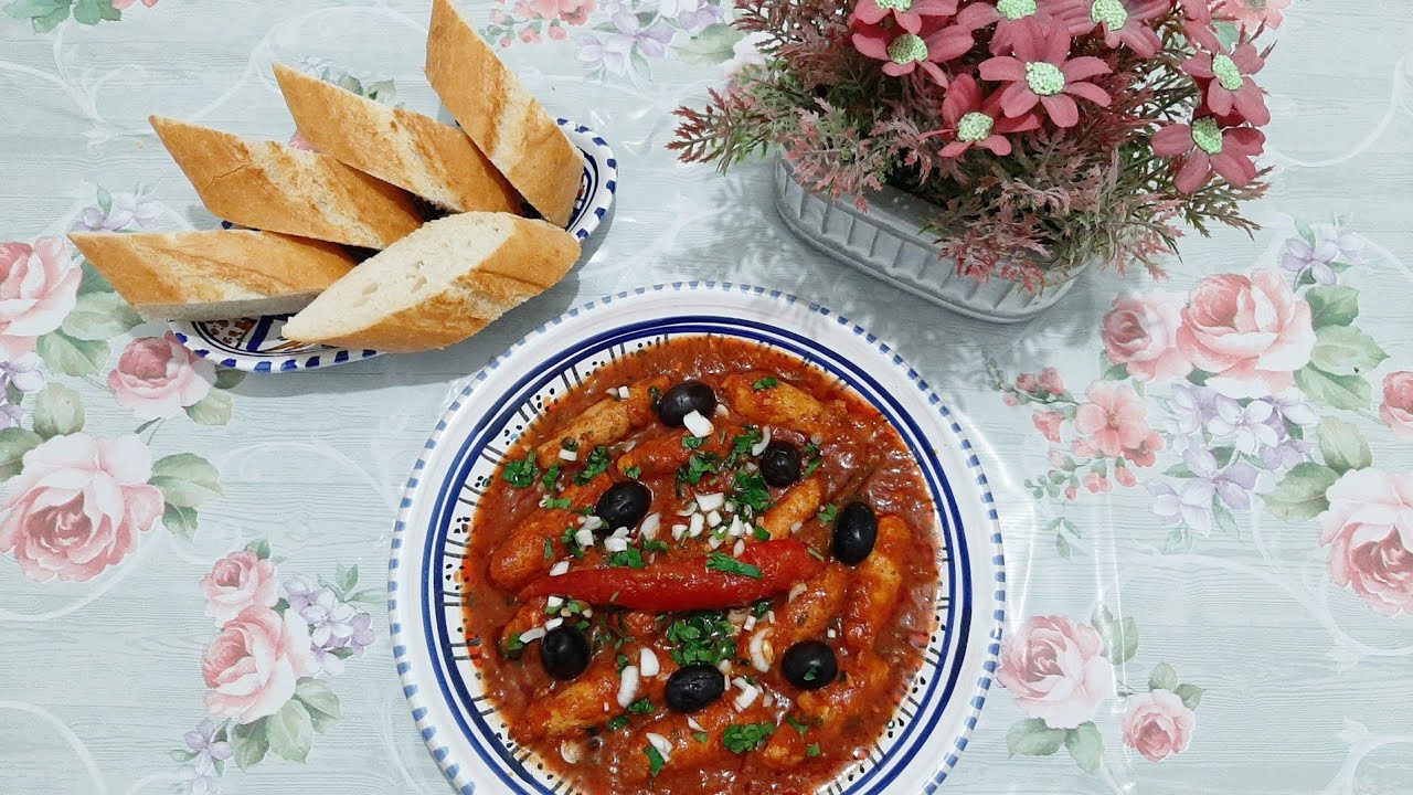 اكلة تونسية زمنية 🌹طاجين مرقاز🌹 بننة لا تقاوم سهلة وسريعة التحضير