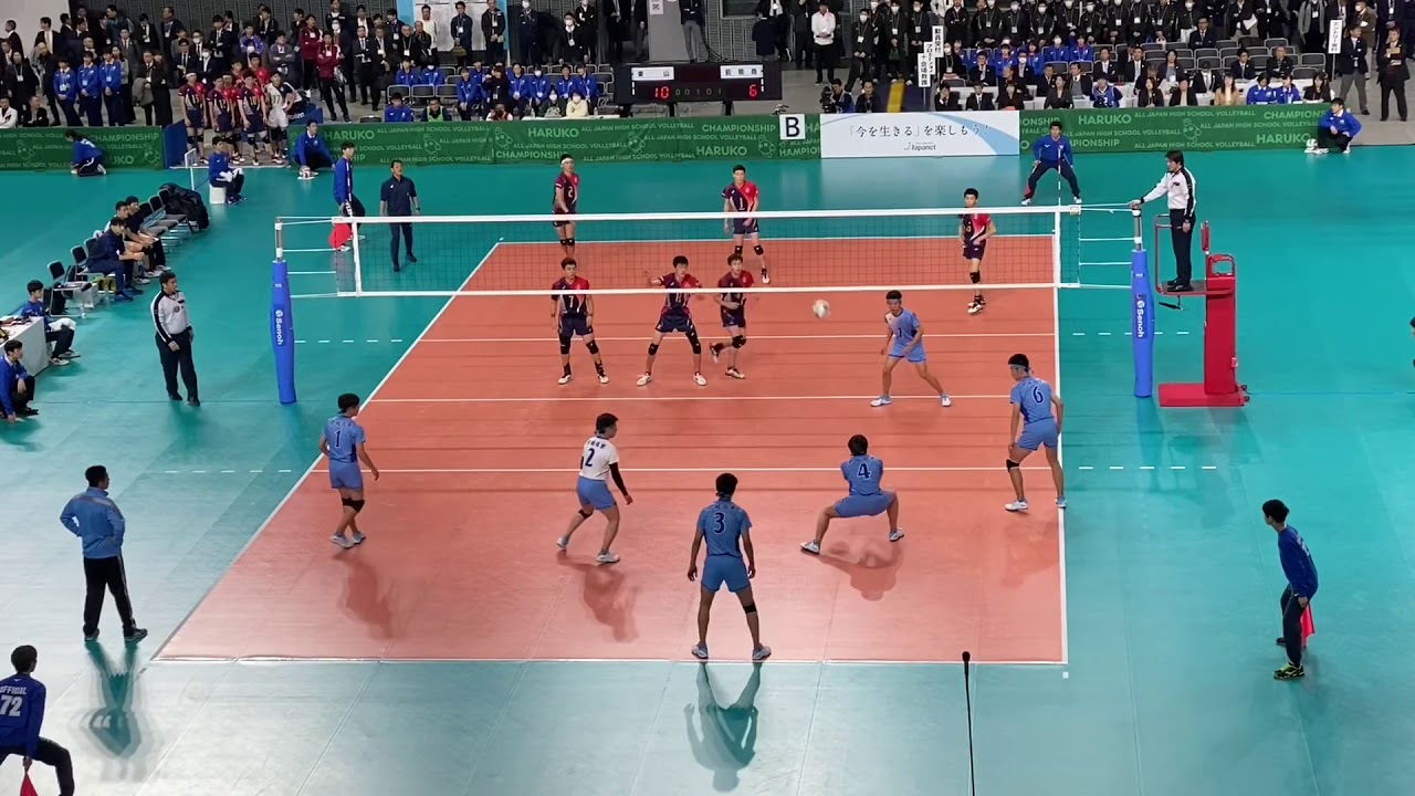 第72回 春の高校バレー1回戦　東山vs前橋商