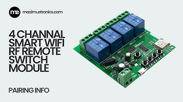 4CH Smart Wifi, RF remote control switch