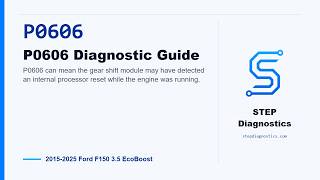 P0606: P0606 Diagnostic Guide | 2015-2025 Ford F150 3.5 EcoBoost