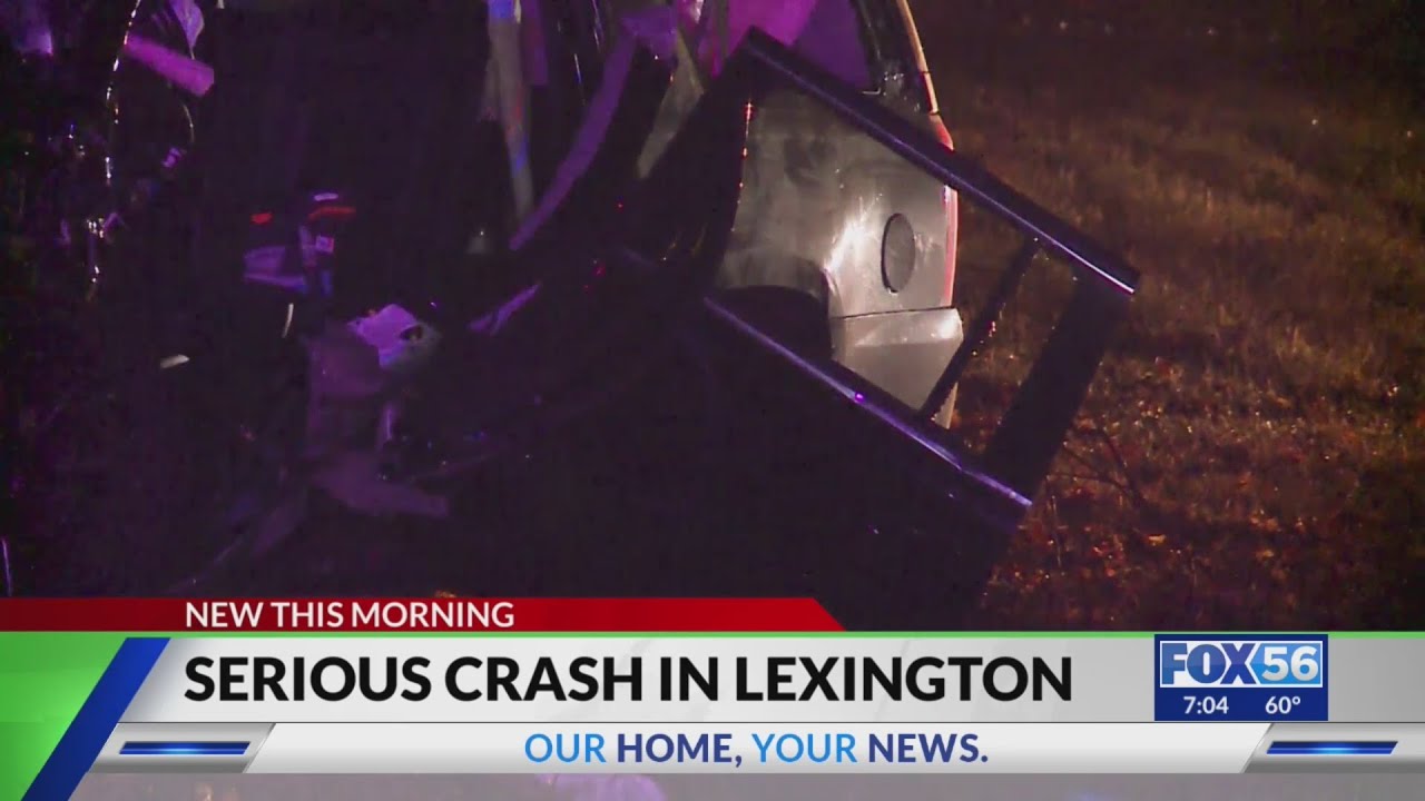 One seriously injured in Lexington crash - YouTube
