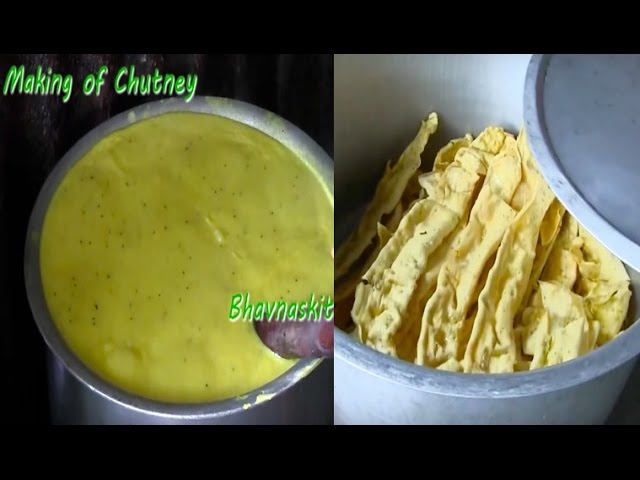 Fafda making Stall with full recipe of Fafda and Chutney by Bhavna | Bhavna