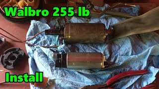 Walbro 255 fuel pump Install on the 240sx (S14) drift build