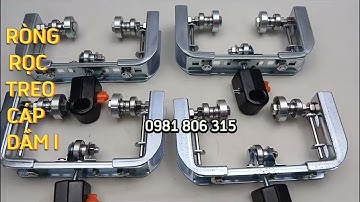 Ròng rọc chữ U, con trượt dầm I, con lăn treo cáp dầm I, ròng rọc dầm I, con lăn dầm I