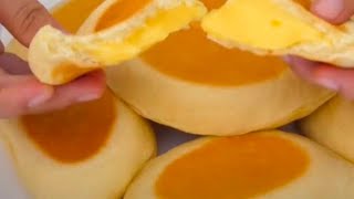 Custard Cream Buns[No Oven]Custard Bun Recipe/Eggless and without Oven