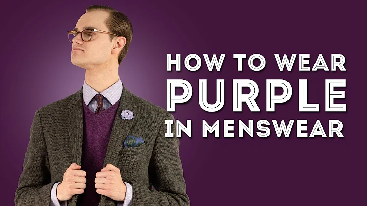 💜 Cómo lucir el color púrpura en la moda masculina - Consejos de combinación de colores