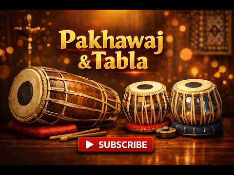 Pakhawaj and Tabla | Positive Energy Beats | kaharwa Bhajan Taal | 86 bpm | AnB Audio