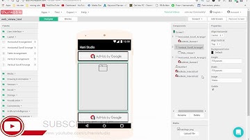 How to make app free without coding in thunkable and earn money with Admob Adsense