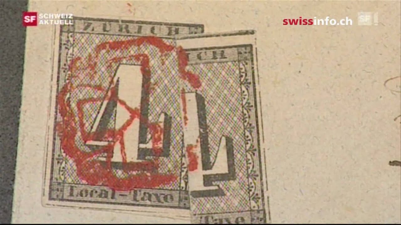 Swiss stamp auction includes many rare objects YouTube