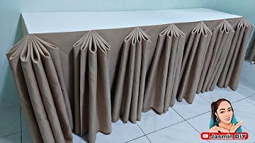 ACCORDION PLEATS DESIGN TUTORIAL TABLE SKIRTING IDEAS FOR ANY OCCASION