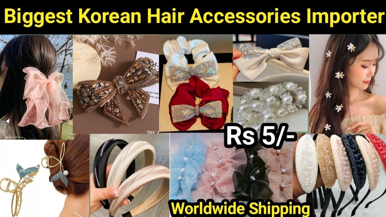 Latest Imported Korean & Western Hair Accessories Collection 2025 | Premium Bridal Hair Accessories