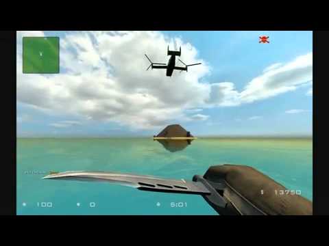 Counter-Striker X-Box 360 ze_paradise mapa Gameplay