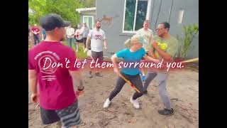 Don’t Get Surrounded | Multi-Attacker Footwork Drill (Filipino Martial Arts) #Kali #Arnis #Eskrima 