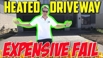 Heated Driveway Installation  - FAILURE