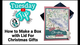 DIY A Christmas Card Box That's Knock Out Gorgeous & Perfect For Gift Giving