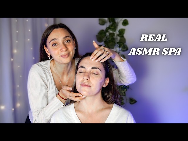 LA SPA ASMR 💆🏼‍♀️🫧  | Brushing viso, Hair play