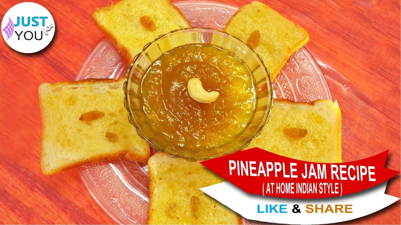 Pineapple Jam Recipe At Home Indian Style YouTube
