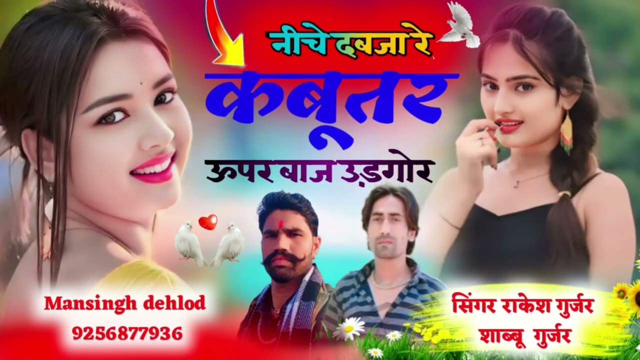 #singer_rakesh_gurjar☑️#sabbu_gurjar//नीचे दबजा रे कबूतर ऊपर बाज उड़गोर//सिंगर राकेश गुर्जर शब्बू