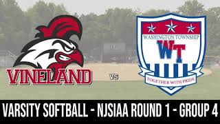 Vineland Varsity Softball vs. Washington Township | NJSIAA Round 1 - Group 4 | May 23rd, 2023