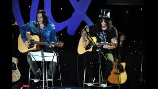 Sweet Child O' Mine - Slash Solo (Acoustic) with Myles Kennedy at  Live Max Sessions 2010