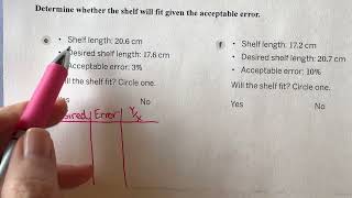 Percent Error