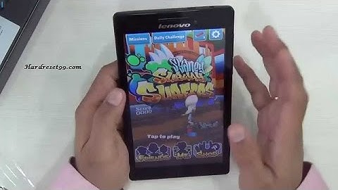 Lenovo Tab 2 A7 20 Hard reset, Factory Reset & Password Recovery