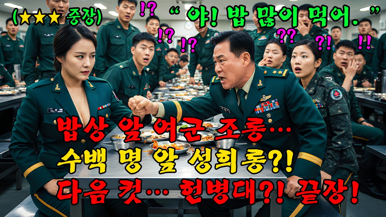 707특임대 女 군단장 첫날… 취사장에서 조롱+성희롱 터지자, 그 자리서 판이 뒤집혔다!l 오디오북 l 감동 l 창작사연 l