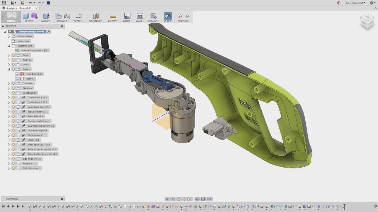 Autodesk Fusion 360 CAD-CAM-CAE - YouTube