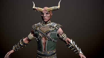 Warrior epic skeleton animation preview