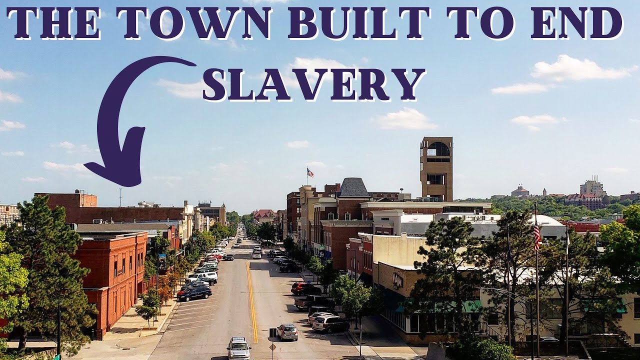 Downtown Lawrence Kansas:  Bleeding Kansas Capital