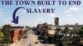 Downtown Lawrence Kansas:  Bleeding Kansas Capital