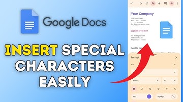 How to Insert Special Characters in Google Docs 2025?
