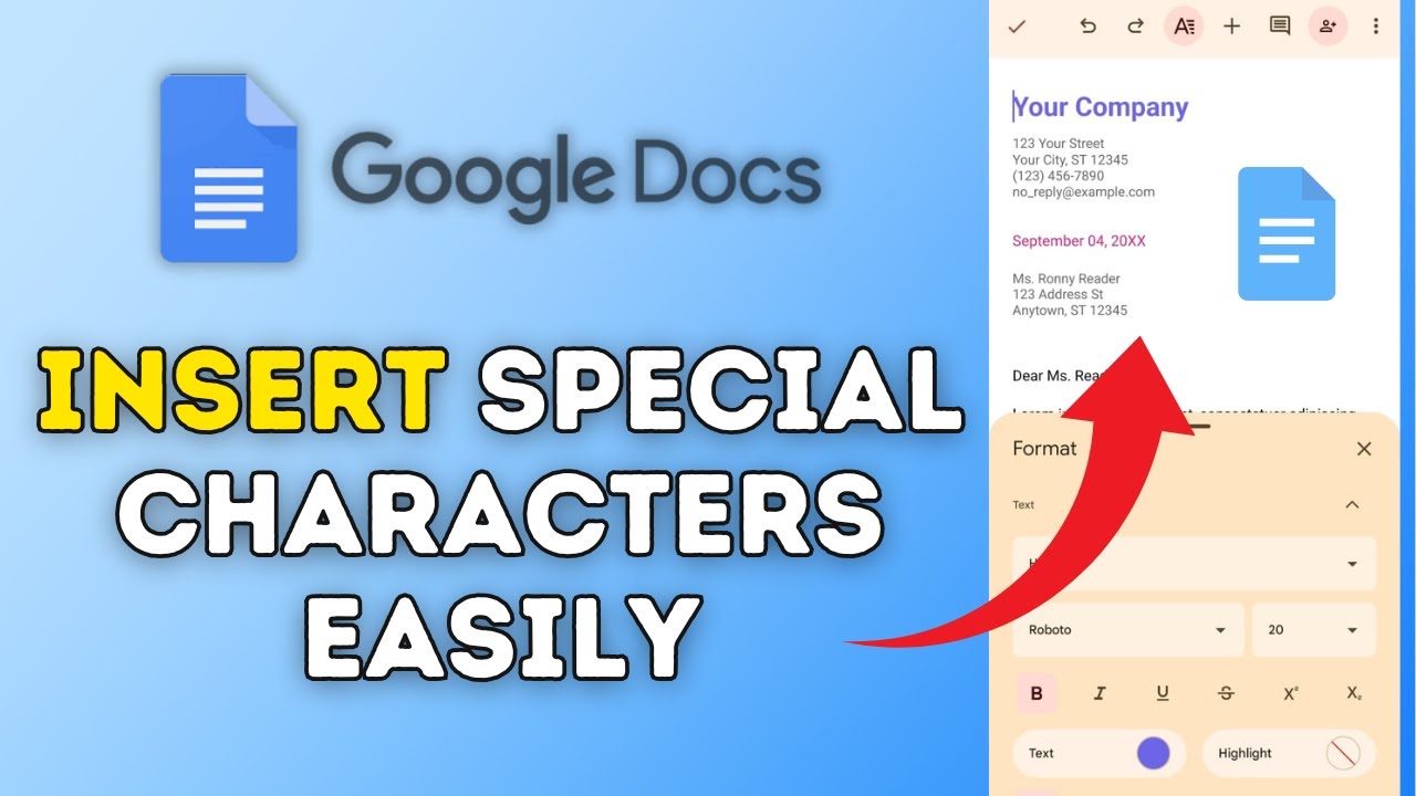 How to Insert Special Characters in Google Docs 2025? - YouTube