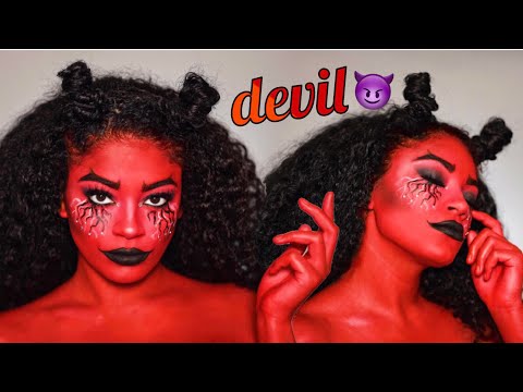 Red Devil Halloween Tutorial | jasmeannnn