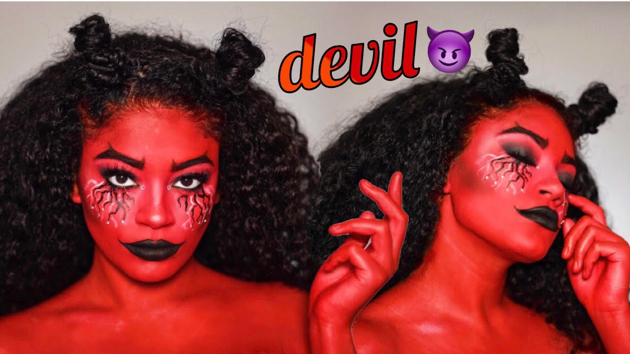 Red Devil Halloween Tutorial Jasmeannnn YouTube