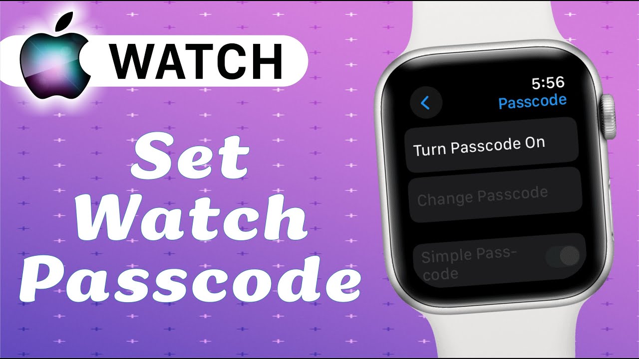 How to Set a passcode on your Apple Watch - YouTube