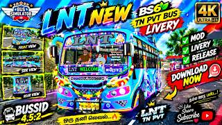 💥 NEW LNT BUS MOD & LIVERY 🔥 | TN PRIVATE BUS | BUSSID #bussimulatorindonesia  screenshot 3