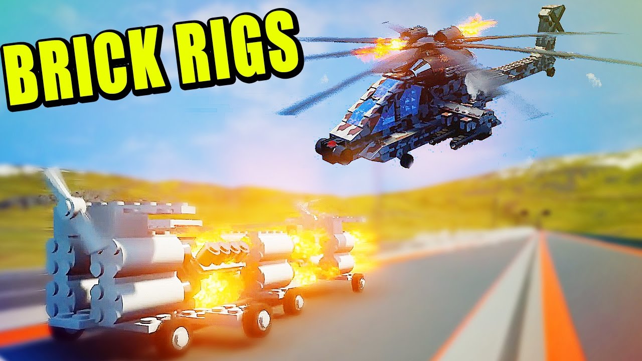 BRICK RIGS - AVIONES DE COMBATE, BUGATTI CHIRON, APACHE Y EXPLOSIONES ...