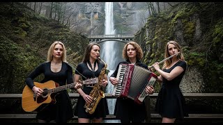 Cascading Harmony Fusion | Flamenco Guitar, Sax, Violin & Flute Cinematic