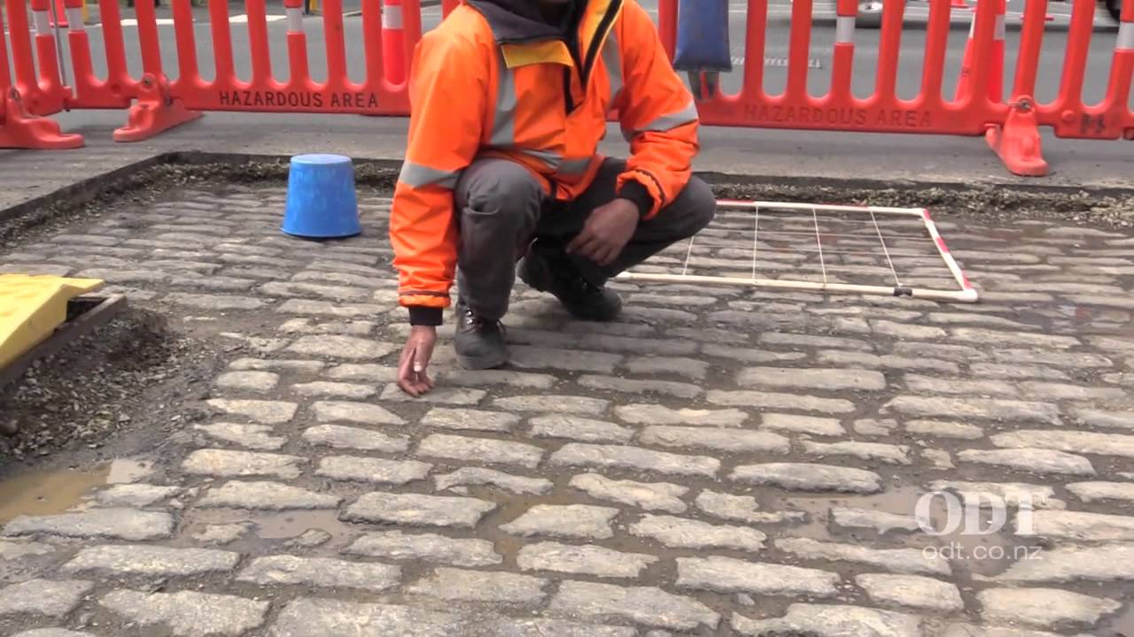 Cobblestones removed