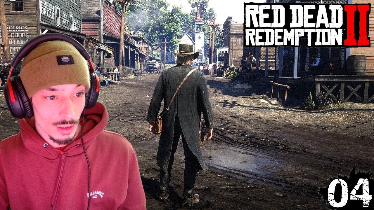 Arthur Gets Drunk - Red Dead redemption 2 - Part 4 (PC)