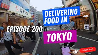 Celebrating 200 Episodes with a Shibuya Night Delivery! 🎉🌃 TOKYO FOOD DELIVERY RIDE ALONG EP.200