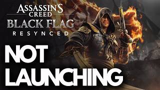 Assassin's Creed Black Flag Resynced Not Launching/Crashing/Not Loading/Black Screen Steam PC FIX🎮🔥