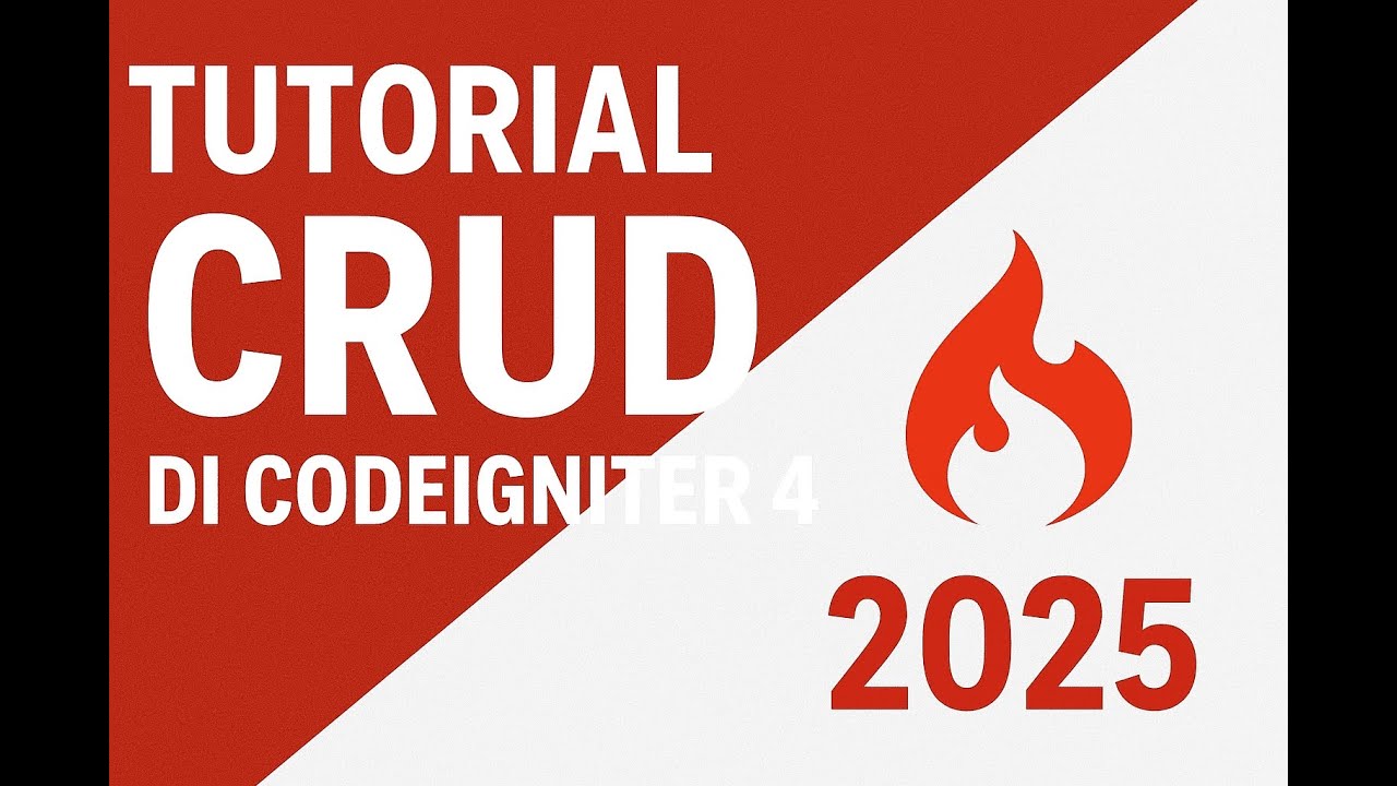 Tutorial CRUD Di Codeigniter 4 2025 - YouTube